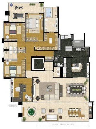 Imagem Apartamento com 4 Quartos à Venda, 280 m² em Jardim Anália Franco - São Paulo