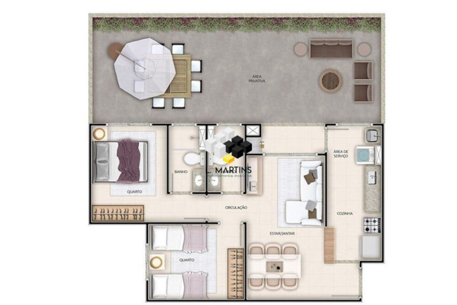 Apartamento com 2 Quartos à Venda, 76 m² em Camaquã - Porto Alegre