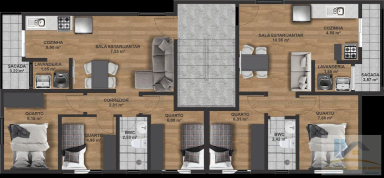 Imagem Apartamento com 3 Quartos à Venda, 99 m² em Centro - São José Dos Pinhais Imagem Apartamento com 3 Quartos à Venda, 99 m² em Centro - São José Dos Pinhais