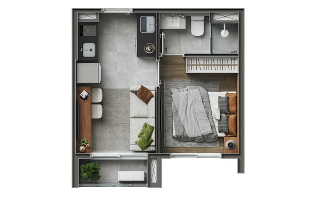 Imagem Apartamento com 1 Quarto à Venda, 26 m² em Chácara Klabin - São Paulo