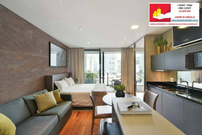 Imagem Studio com 1 Quarto à Venda, 35 m² em Vila Olimpia - São Paulo