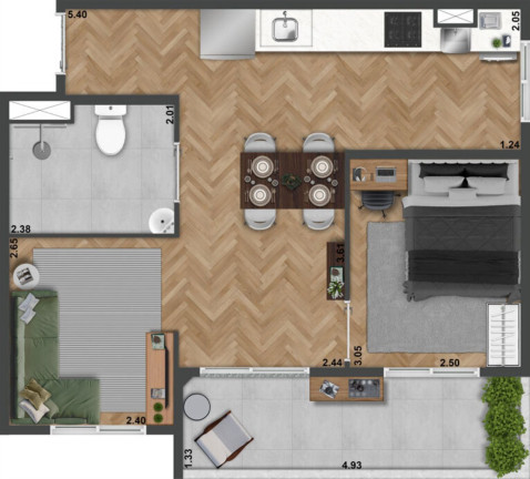 Imagem Apartamento com 1 Quarto à Venda, 52 m² em Perdizes - São Paulo
