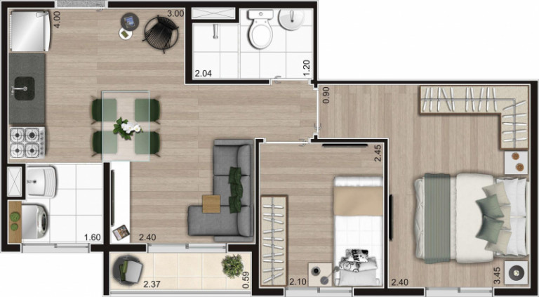 Imagem Apartamento com 2 Quartos à Venda, 39 m² em Barra Funda - São Paulo Imagem Apartamento com 2 Quartos à Venda, 39 m² em Barra Funda - São Paulo