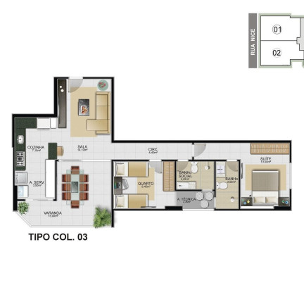 Imagem Imóvel com 3 Quartos à Venda, 115 m² em Praia Do Morro - Guarapari Imagem Imóvel com 3 Quartos à Venda, 115 m² em Praia Do Morro - Guarapari