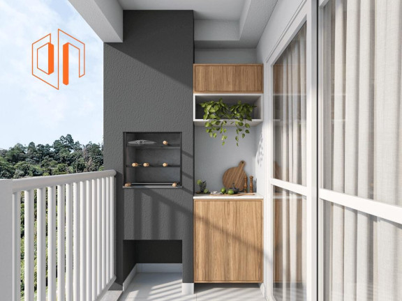 Imagem Apartamento com 2 Quartos à Venda, 57 m² em Jardim Amélia - Pinhais
