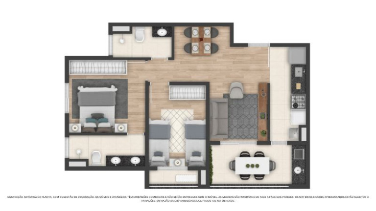 Imagem Apartamento com 2 Quartos à Venda, 51 m² em Vila Carvalho - Sorocaba Imagem Apartamento com 2 Quartos à Venda, 51 m² em Vila Carvalho - Sorocaba