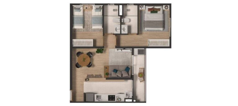 Imagem Apartamento com 2 Quartos à Venda, 49 m² em Além Ponte - Sorocaba Imagem Apartamento com 2 Quartos à Venda, 49 m² em Além Ponte - Sorocaba