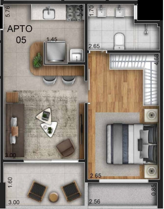 Imagem Apartamento com 1 Quarto à Venda, 71 m² em Park Lozandes - Goiânia