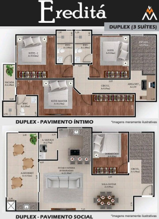 Imagem Apartamento com 2 Quartos à Venda, 62 m² em Country - Cascavel