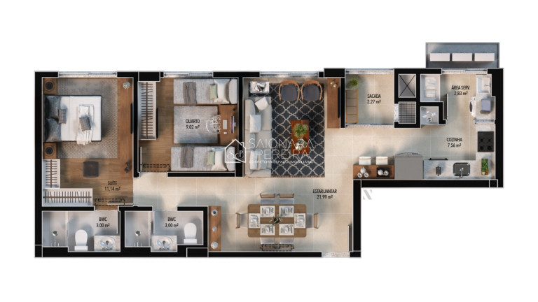 Imagem Imóvel com 2 Quartos à Venda, 72 m² em Estreito - Florianópolis