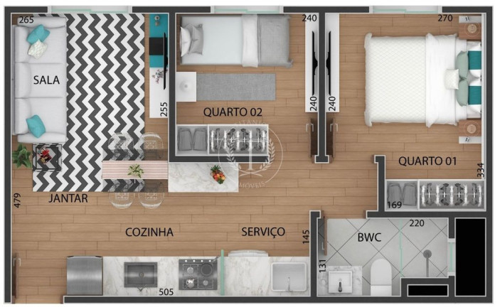 Imagem Apartamento com 2 Quartos à Venda, 40 m² em São Paulo