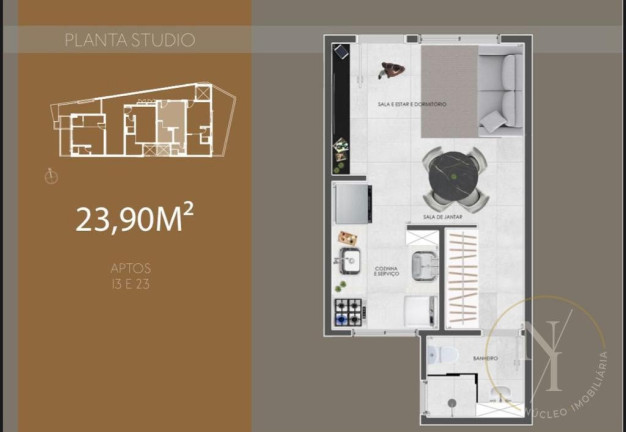 Imagem Apartamento com 1 Quarto à Venda, 24 m² em Vila Prudente - São Paulo Imagem Apartamento com 1 Quarto à Venda, 24 m² em Vila Prudente - São Paulo