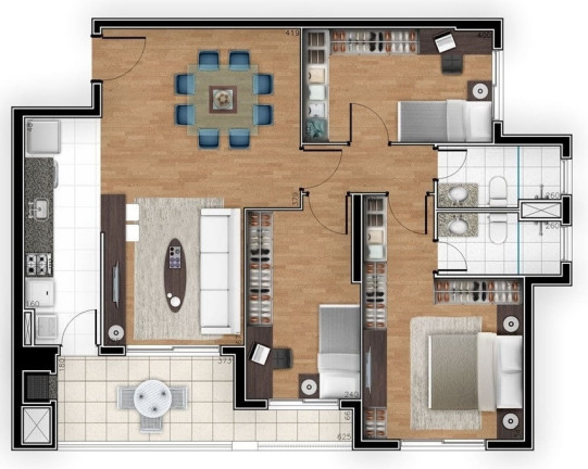 Imagem Apartamento com 2 Quartos à Venda, 81 m² em água Verde - Curitiba Imagem Apartamento com 2 Quartos à Venda, 81 m² em água Verde - Curitiba