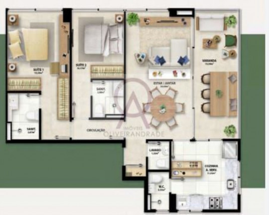 Imagem Imóvel com 1 Quarto à Venda, 43 m² em Horto Florestal - Salvador Imagem Imóvel com 1 Quarto à Venda, 43 m² em Horto Florestal - Salvador
