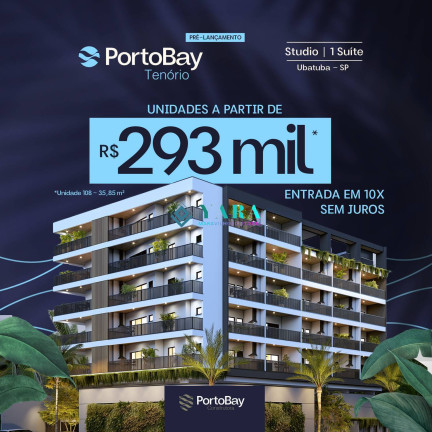 Imagem Apartamento com 1 Quarto à Venda, 45 m² em Acaraú - Ubatuba Imagem Apartamento com 1 Quarto à Venda, 45 m² em Acaraú - Ubatuba