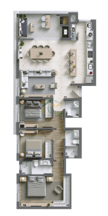 Imagem Apartamento com 3 Quartos à Venda, 115 m² em água Verde - Curitiba Imagem Apartamento com 3 Quartos à Venda, 115 m² em água Verde - Curitiba