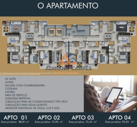 Imagem Imóvel com 2 Quartos à Venda, 88 m² em Gravatá - Navegantes