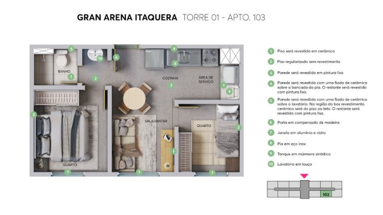 Imagem Apartamento com 2 Quartos à Venda, 33 m² em Vila Carmosina - São Paulo Imagem Apartamento com 2 Quartos à Venda, 33 m² em Vila Carmosina - São Paulo