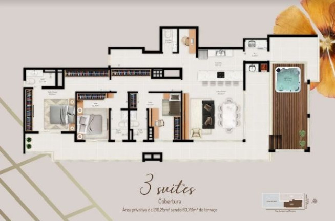 Imagem Imóvel com 3 Quartos à Venda, 212 m² em Kobrasol - São José Imagem Imóvel com 3 Quartos à Venda, 212 m² em Kobrasol - São José