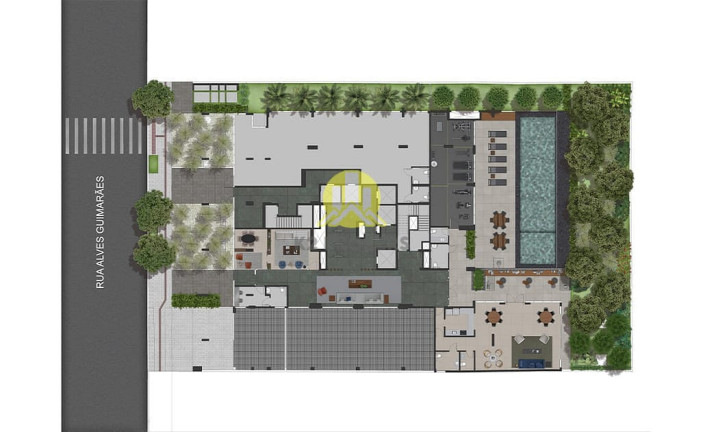 Imagem Studio com 1 Quarto à Venda, 32 m² em Vila Madalena - São Paulo