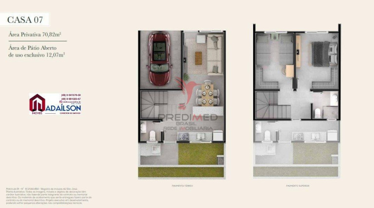 Imagem Casa com 2 Quartos à Venda, 100 m² em Forquilhas - São José
