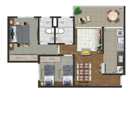 Imagem Apartamento com 2 Quartos à Venda, 66 m² em Urbanova - São José Dos Campos Imagem Apartamento com 2 Quartos à Venda, 66 m² em Urbanova - São José Dos Campos