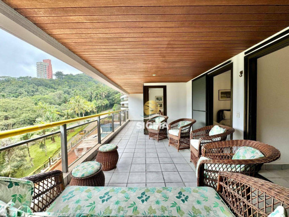 Imagem Apartamento com 3 Quartos para Alugar, 169 m² em Enseada - Guarujá