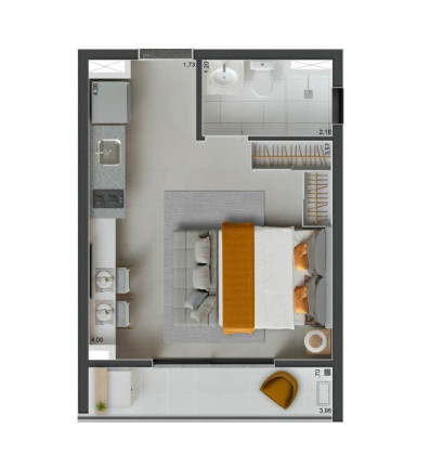 Imagem Apartamento com 2 Quartos à Venda, 61 m² em Vila Olímpia - São Paulo Imagem Apartamento com 2 Quartos à Venda, 61 m² em Vila Olímpia - São Paulo