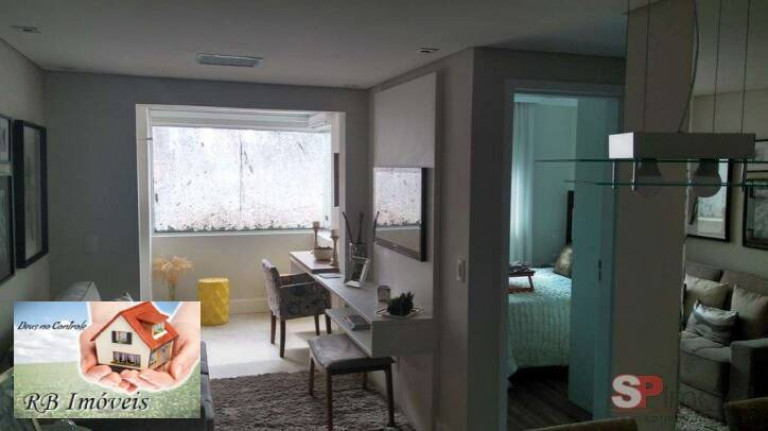 Imagem Apartamento com 2 Quartos à Venda, 52 m² em Vila Scarpelli - Santo André