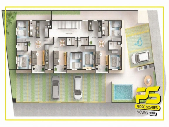 Imagem Apartamento com 2 Quartos à Venda, 52 m² em Cristo Redentor - João Pessoa