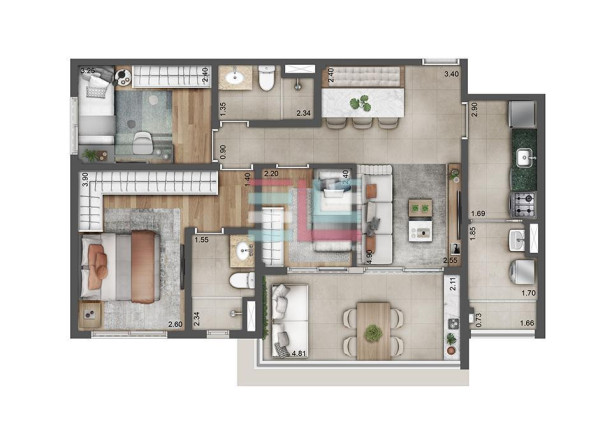 Imagem Imóvel com 2 Quartos à Venda, 65 m² em Chácara Inglesa - São Paulo