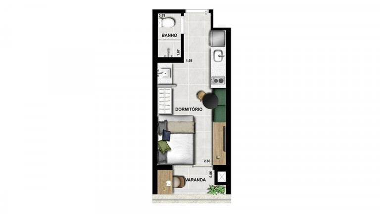 Imagem Imóvel com 1 Quarto à Venda, 24 m² em Liberdade - São Paulo Imagem Imóvel com 1 Quarto à Venda, 24 m² em Liberdade - São Paulo