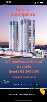 Apartamento com 2 Quartos à Venda,  em Uberlândia
