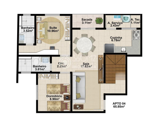 Imagem Apartamento com 2 Quartos à Venda, 126 m² em Vila Assunção - Santo André Imagem Apartamento com 2 Quartos à Venda, 126 m² em Vila Assunção - Santo André