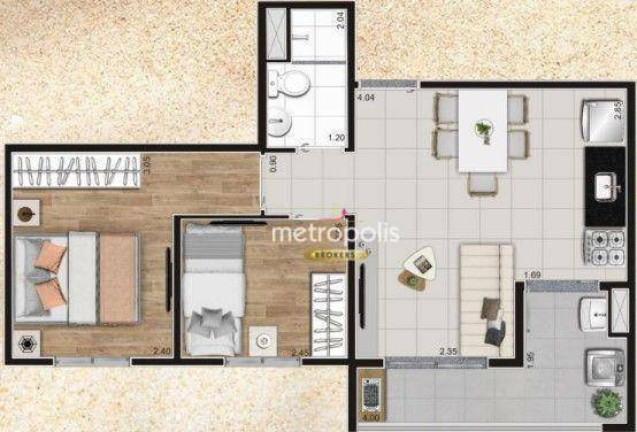 Imagem Apartamento com 2 Quartos à Venda, 41 m² em Vila Das Mercês - São Paulo Imagem Apartamento com 2 Quartos à Venda, 41 m² em Vila Das Mercês - São Paulo
