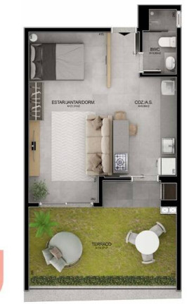 Imagem Apartamento com 1 Quarto à Venda, 59 m² em Campeche - Florianópolis Imagem Apartamento com 1 Quarto à Venda, 59 m² em Campeche - Florianópolis