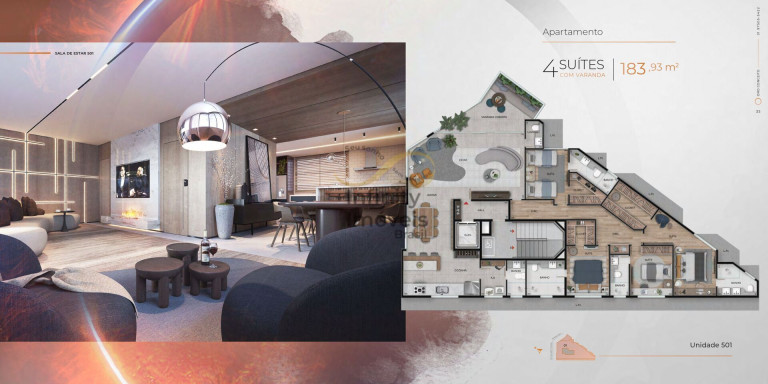 Imagem Apartamento com 3 Quartos à Venda, 111 m² em Serra - Belo Horizonte