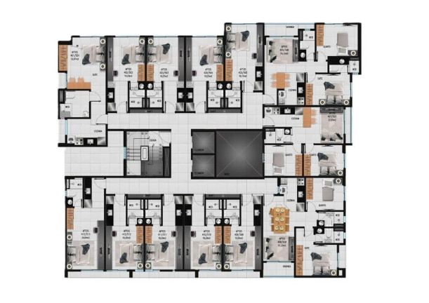 Imagem Apartamento com 1 Quarto à Venda, 37 m² em Bessa - João Pessoa