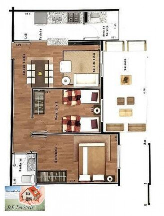 Imagem Apartamento com 2 Quartos à Venda, 65 m² em Centro - Diadema