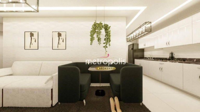 Imagem Apartamento com 2 Quartos à Venda, 55 m² em Campestre - Santo André