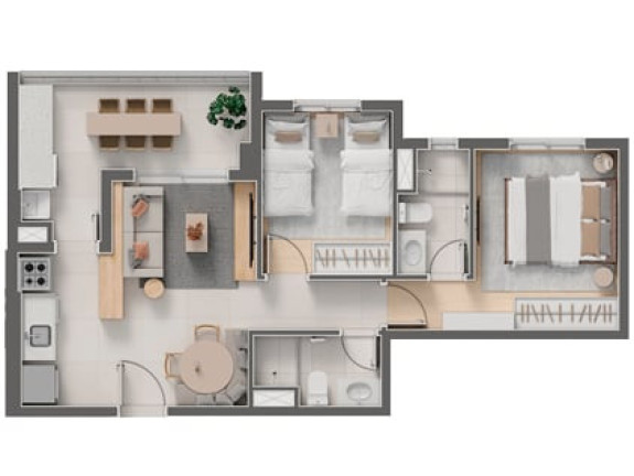 Imagem Imóvel com 3 Quartos à Venda, 74 m² em Mirandópolis - São Paulo Imagem Imóvel com 3 Quartos à Venda, 74 m² em Mirandópolis - São Paulo
