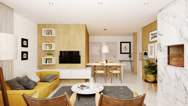 Imagem Apartamento com 3 Quartos à Venda, 83 m² em Predial - Torres