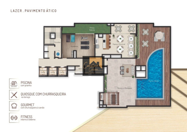 Imagem Apartamento com 2 Quartos à Venda, em Kobrasol - São José Imagem Apartamento com 2 Quartos à Venda, em Kobrasol - São José