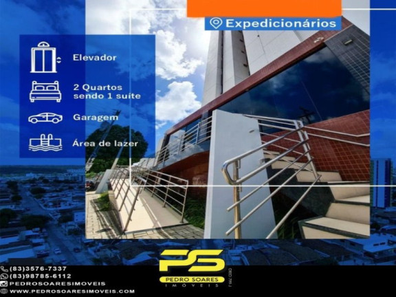 Apartamento com 2 Quartos à Venda, 61 m² em Expedicionários - João Pessoa