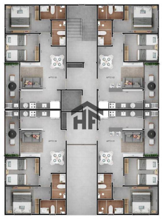 Imagem Apartamento com 2 Quartos à Venda, 53 m² em Jardim Atlântico - Olinda Imagem Apartamento com 2 Quartos à Venda, 53 m² em Jardim Atlântico - Olinda