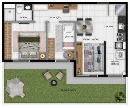Imagem Imóvel com 1 Quarto à Venda, 35 m² em Del Castilho - Rio De Janeiro