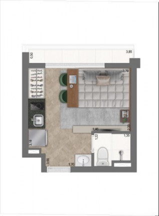 Imagem Imóvel com 1 Quarto à Venda, 18 m² em Bela Vista - São Paulo Imagem Imóvel com 1 Quarto à Venda, 18 m² em Bela Vista - São Paulo