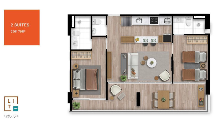 Imagem Apartamento à Venda, 25 m² em Costa Azul - Salvador Imagem Apartamento à Venda, 25 m² em Costa Azul - Salvador