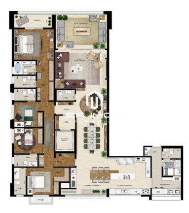 Imagem Imóvel com 4 Quartos à Venda, 252 m² em Morumbi - São Paulo Imagem Imóvel com 4 Quartos à Venda, 252 m² em Morumbi - São Paulo