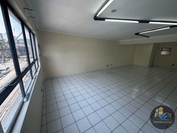 Imagem Sala Comercial para Alugar, 80 m² em Vila Mathias - Santos Imagem Sala Comercial para Alugar, 80 m² em Vila Mathias - Santos